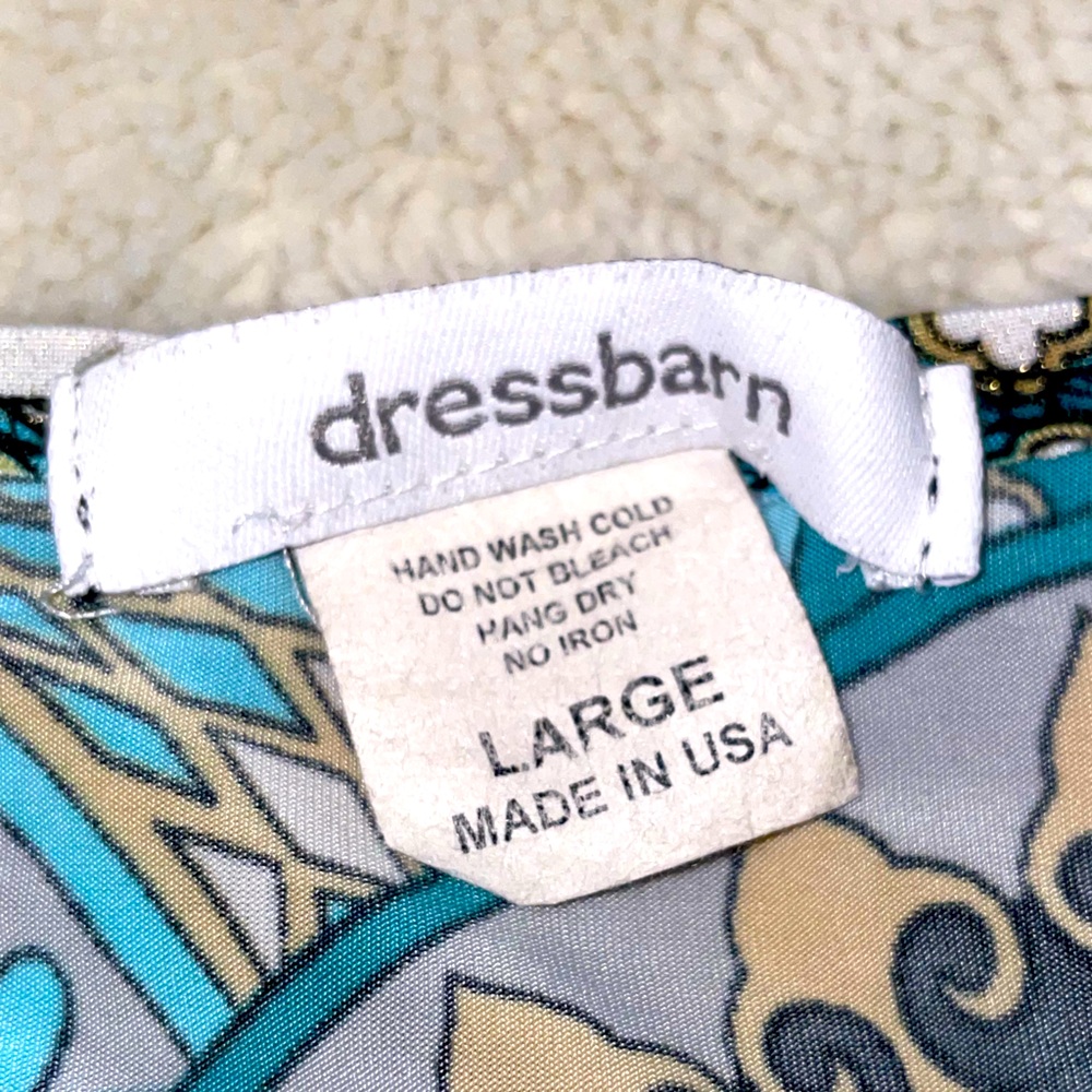 Dress Barn flower patterned glittery blouse - Picture 3 of 7